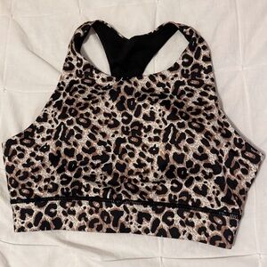 Leopard Print Sports Bra